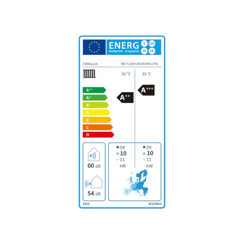 TERRALUX Hi-Master V 13 monoblokkos hőszivattyú szett,R290, 1fázis, 13,45kW+CM10 vezérlő modul