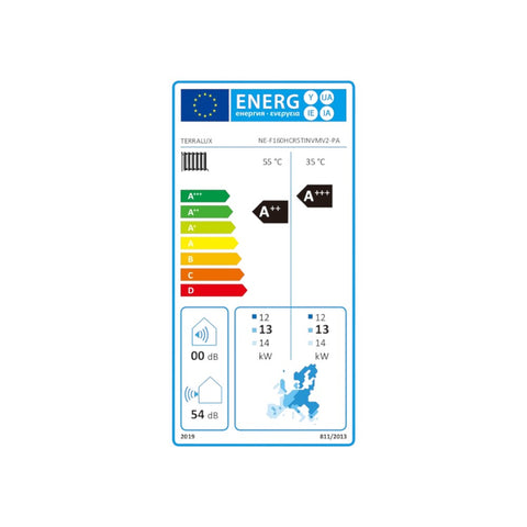 TERRALUX Hi-Master V 16 monoblokkos hőszivattyú szett,R290, 3fázis, 16,6kW+CM10 vezérlő modul