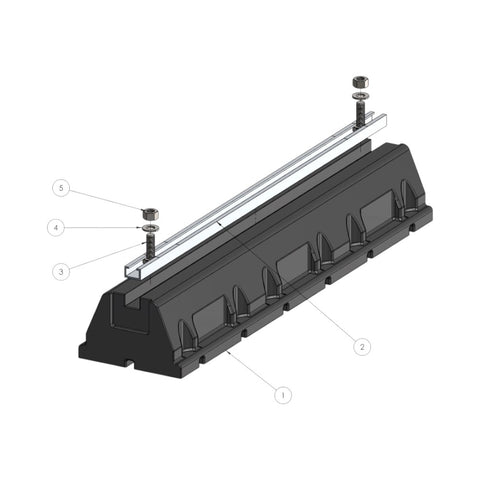 Immergas rezgéscsillapító talp 600x1400 mm, (3 db)