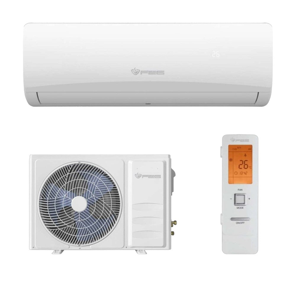 FÉG mono split klíma szett 2.5 kW, A++; WIFI vezérlés, csepptálcafűtés