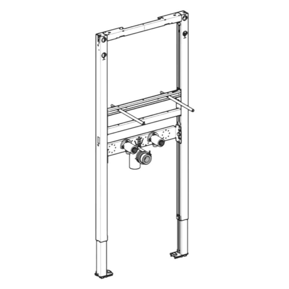 Geberit Duofix mosdó szerelőelem, 112cm, álló csaptelephez