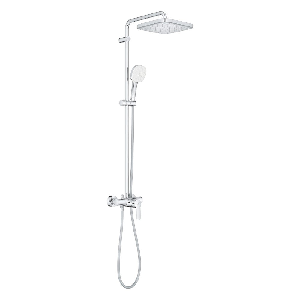 Grohe Tempesta System 250 Cube zuhanyrendszer, egykaros csapteleppel, króm