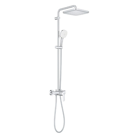 Grohe Tempesta System 250 Cube zuhanyrendszer, egykaros csapteleppel, króm