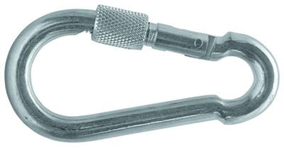 Tűzoltókarabiner menetes 10mm DIN 5299D-0