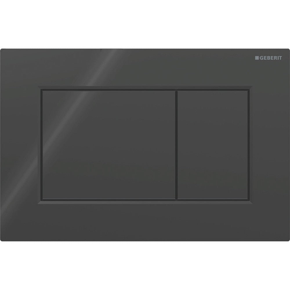 Geberit Sigma01 square nyomólap fényes fekete 2 mennyiséges