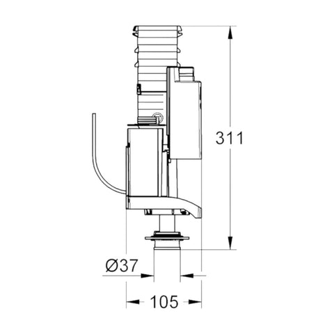 Grohe ASV1 öblítőszelep 42320000