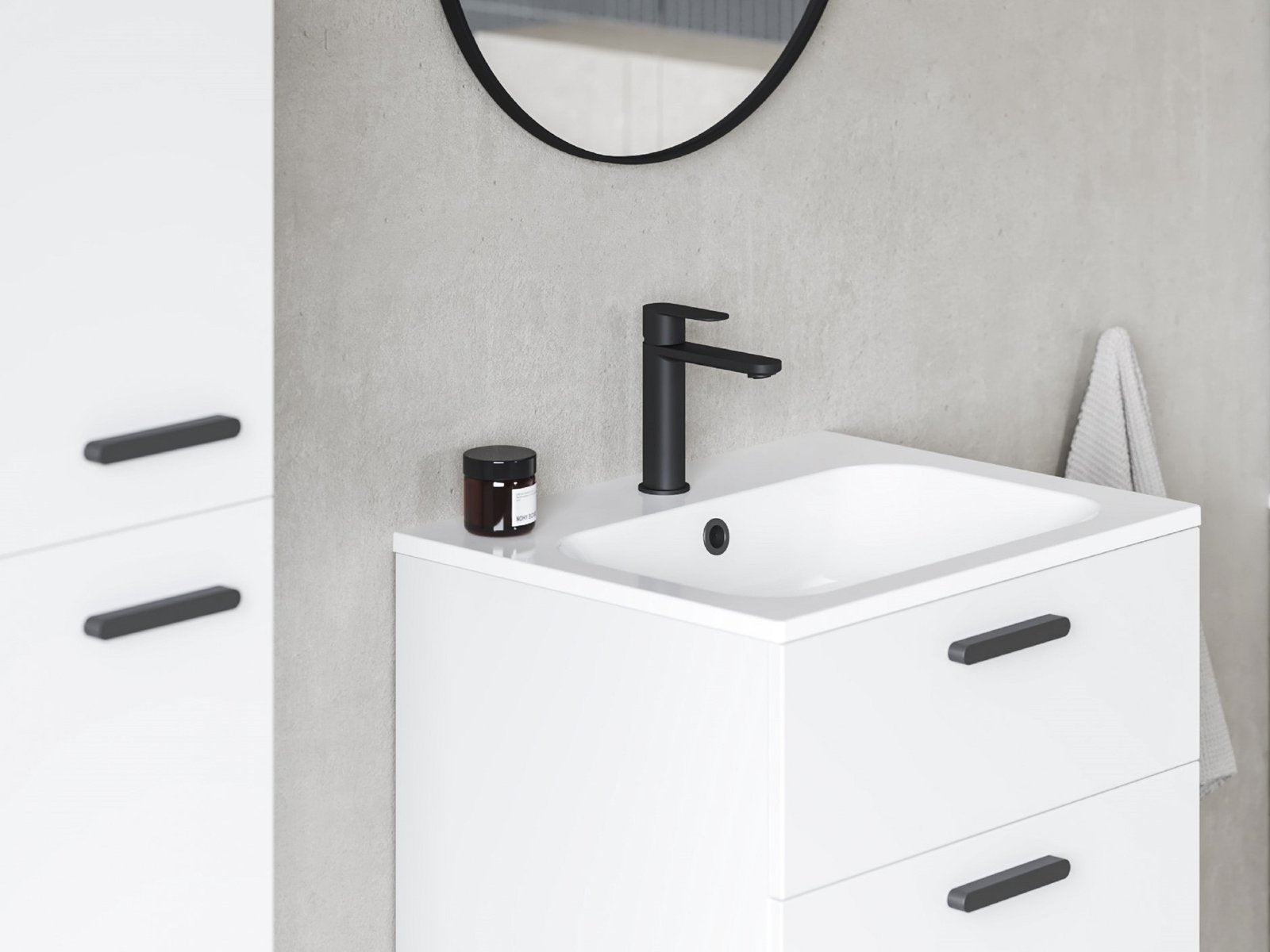 Ravak Chrome Slim 60 mosdó fehér, furattal