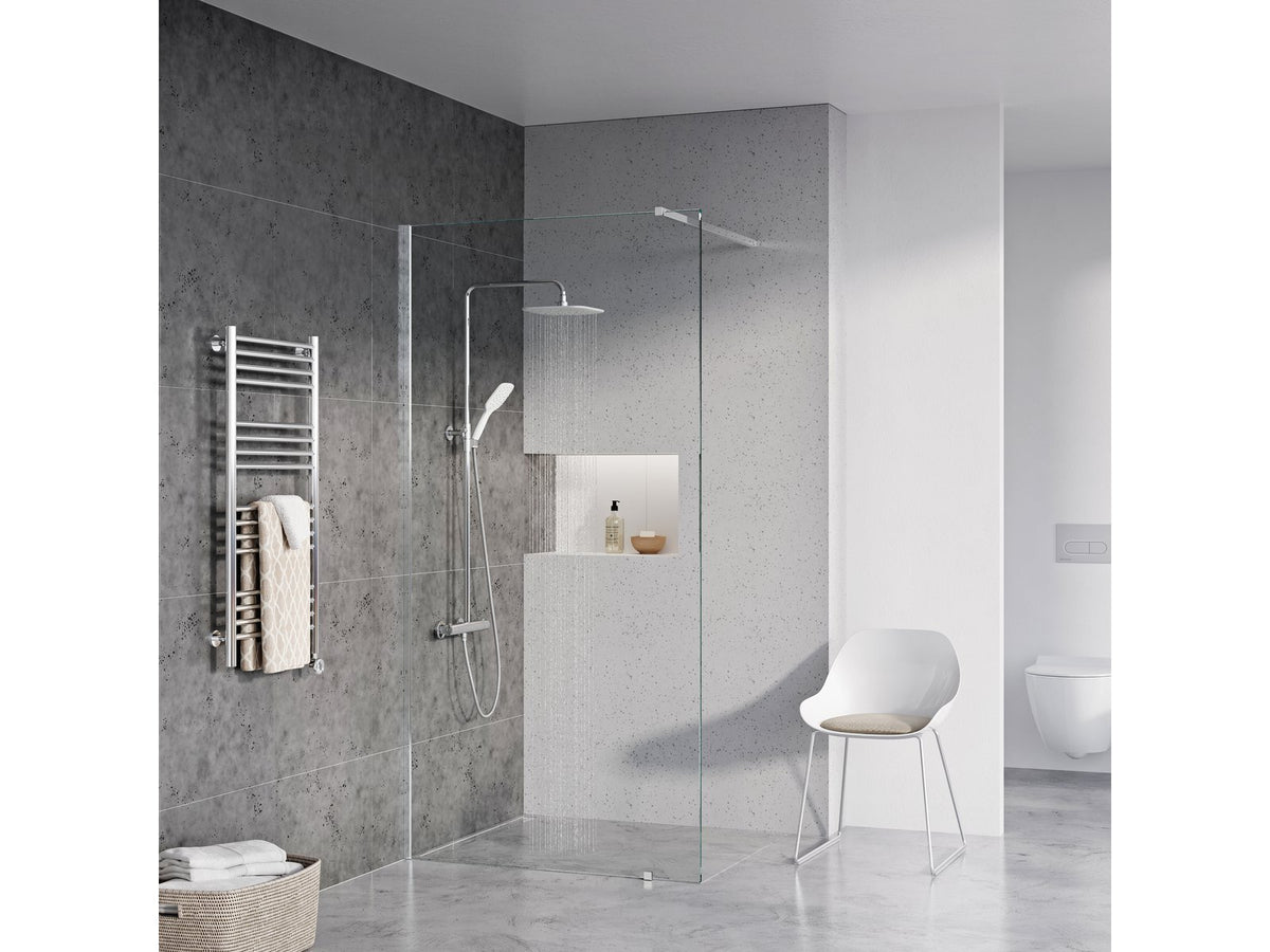 Ravak Walk In Wall szett - 60 zuhanykabin krómhatású+transparent, 1 merevítővel