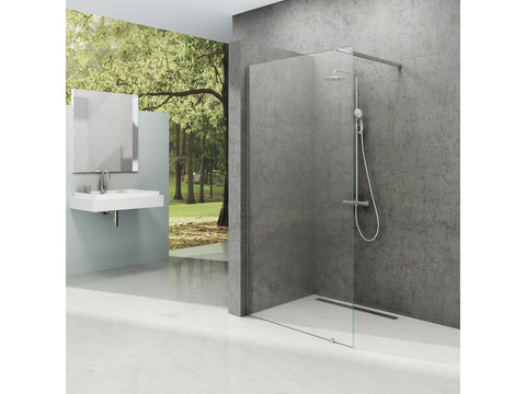 Ravak Walk In Wall szett - 60 zuhanykabin krómhatású+transparent, 1 merevítővel