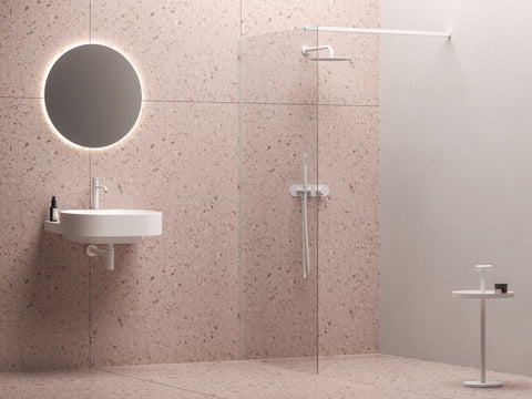 Ravak Walk In Wall szett - 60 zuhanykabin fehér matt+transparent, 1 merevítővel