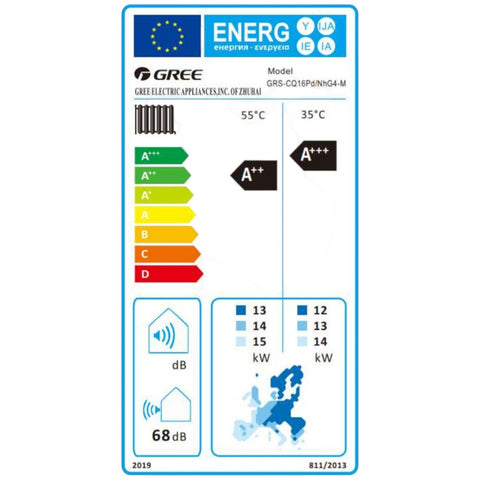 Gree Versati IV monoblokk levegő-víz hőszivattyú, 15,7kW, R32, 3 fázis