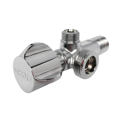 HERZ kombinált sarokszelep 1/2"-3/4"-3/8"