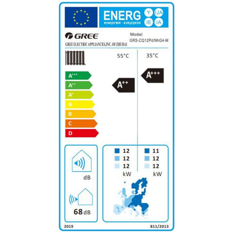 Gree Versati IV monoblokk levegő-víz hőszivattyú, 12kW, R32, 3 fázis