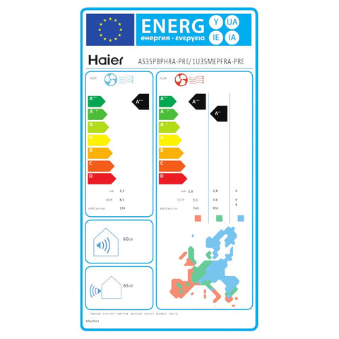 Haier Pearl Premium R32 mono split klíma szett 3.6 kW   (AS35PBPHRA-PRE / 1U35MEPFRA-H)