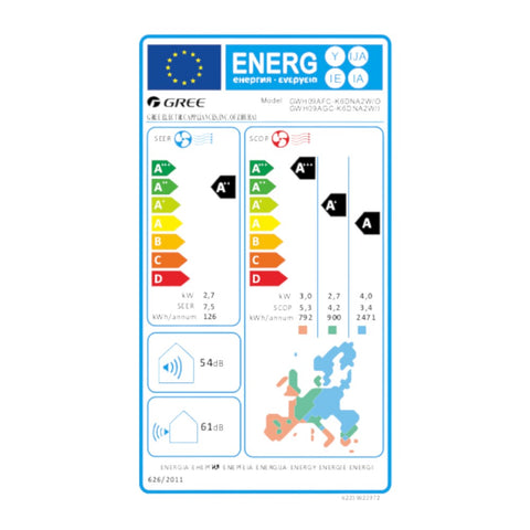 Gree Winter mono split klíma szett 2.7 kW