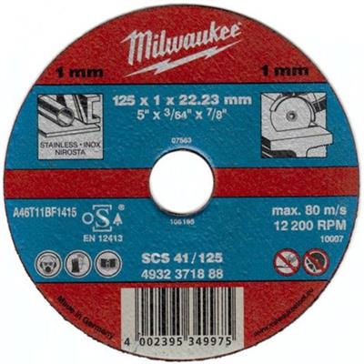 Milwaukee vágókorong vékony SCS 41/115 mm 4932451484