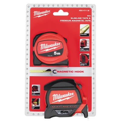 Milwaukee 2db-os mérőszalag szett 5m + 5m (nem rendelhető)