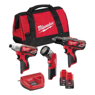 Milwaukee M12BPP3A-202B erőcsomag