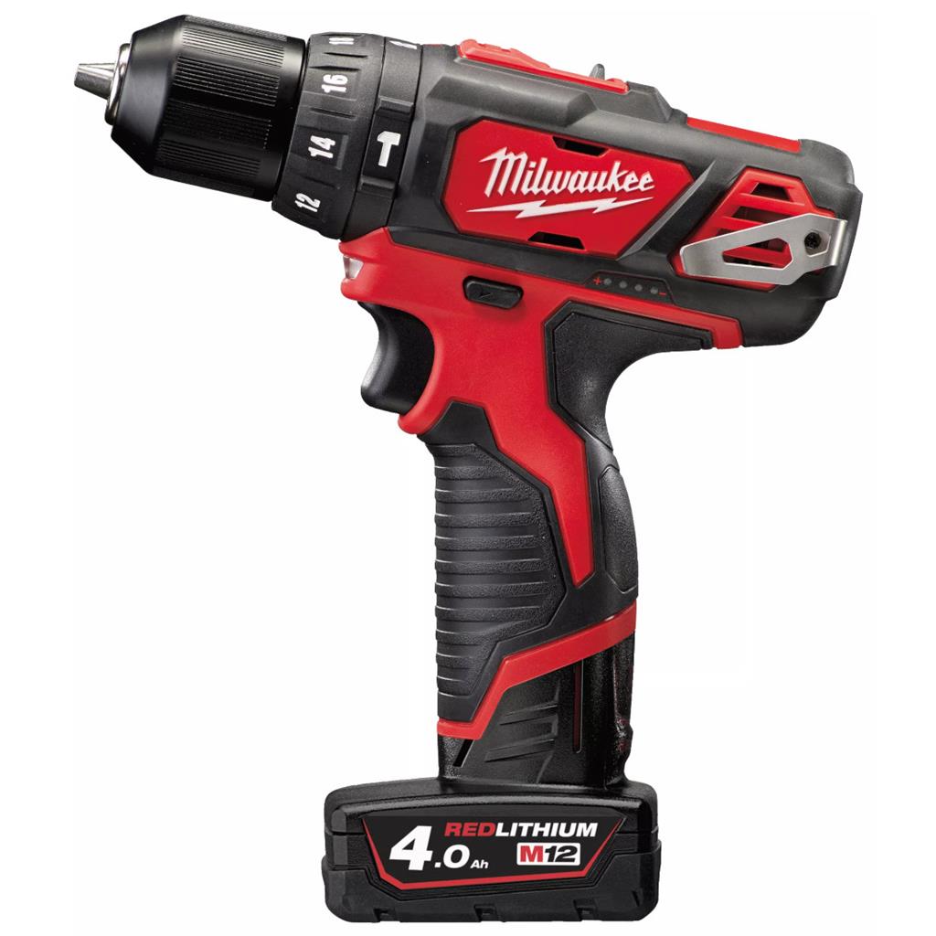 Milwaukee M12 BPD-202C kompakt ütvefúró-csavar.