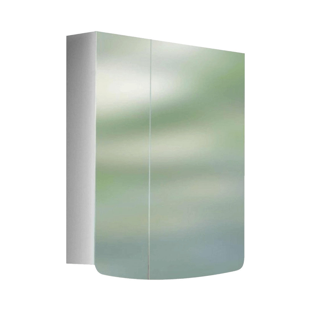 Alföldi Saval 2.0 tükrösszekrény 60x75x15cm világítás nélkül, 2 nyíló ajtóval, matt wenge