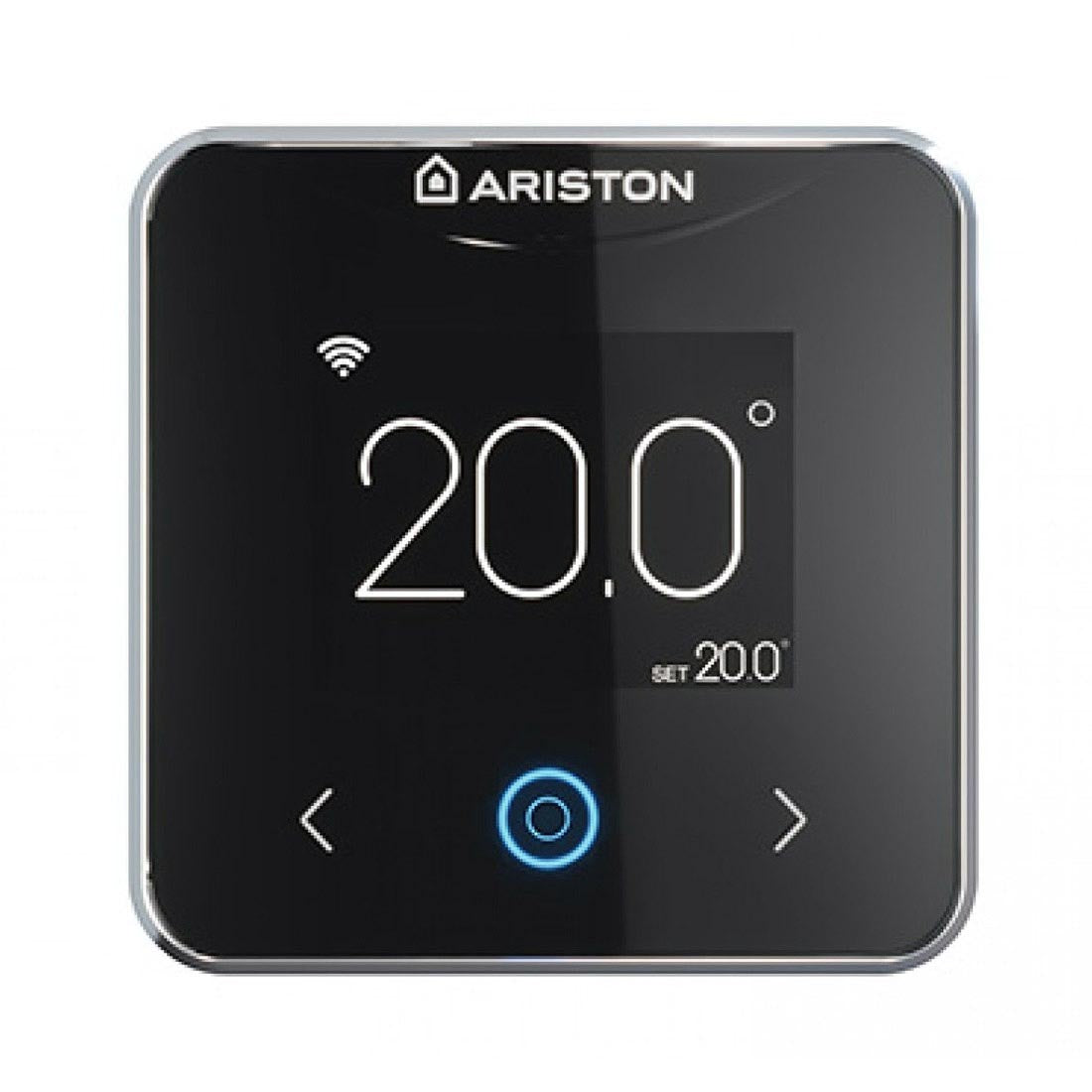 Ariston Cube S Net szobatermosztát, vezetékes, Wi-Fi-s, fehér, BUS rendszerű, programozható