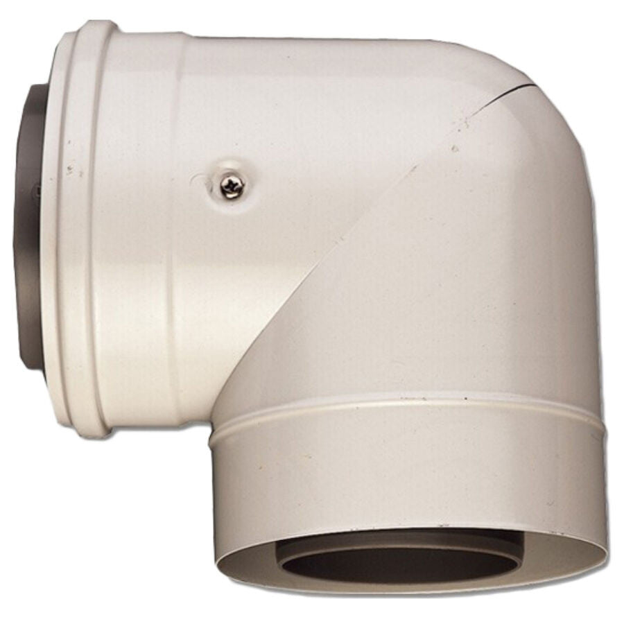 Bosch AZB 607/1 könyök 90° 80/125 - kifutó