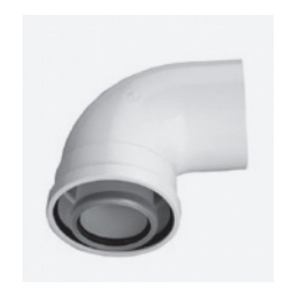 Bosch AZB 910 90°-os könyök 60/100 mm - kifutó
