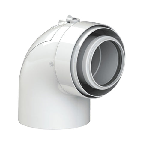 Tricox PPs/Alu ellenőrző könyök 90°, 80/125mm