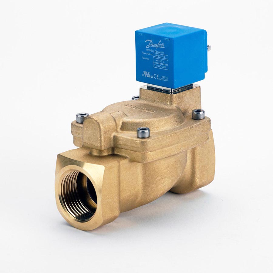 Danfoss mágnesszelep EV220W 1" komplett tekerccsel 230V