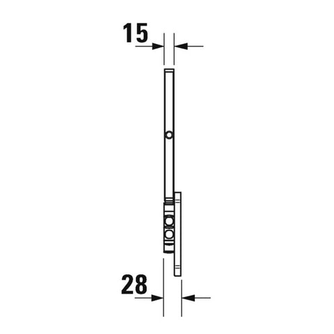DURAVIT D-Code Kozmetikai tükör (0099121000)
