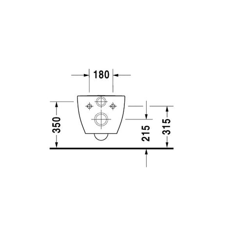 DURAVIT Happy D.2 wc, fali (2222090000)