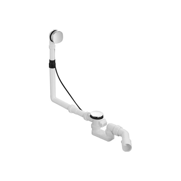 DURAVIT Quadrovel le/túlfolyógarnitúra króm (790285000001000) - kifutó