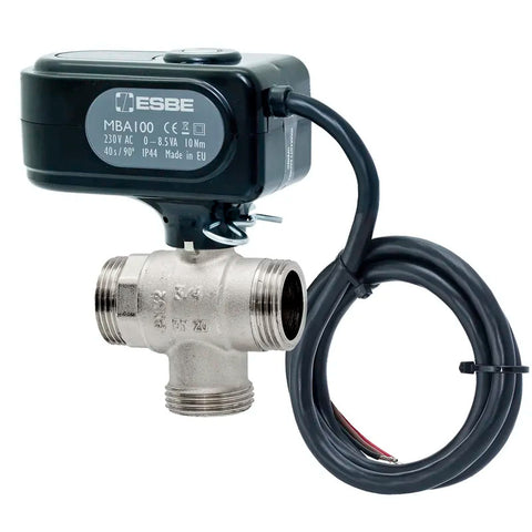 ESBE MBA132 KM 5/4" 230VAC 2-P 10NM motoros golyóscsap 3 járatú (43102600)