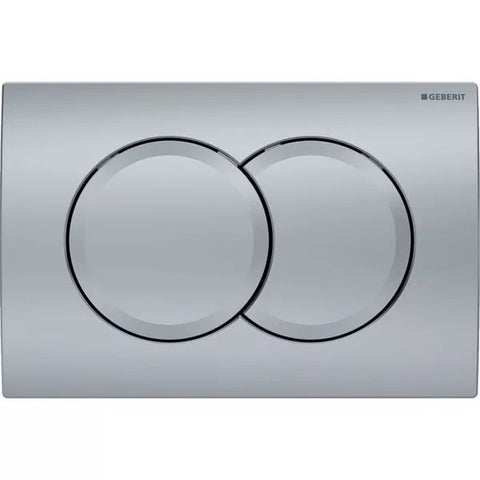 Geberit Delta01 nyomólap matt króm 2 mennyiséges, új dizájn, Delta20 helyett