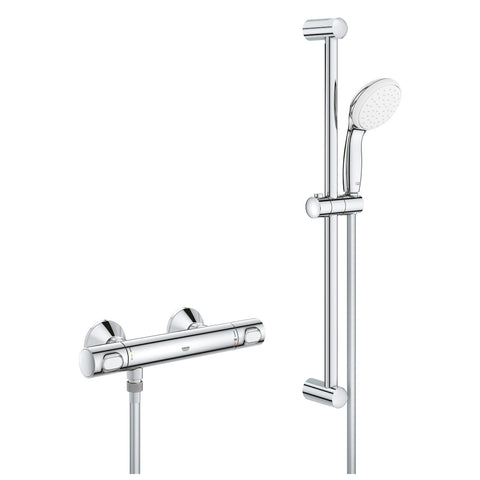 Grohe Grotherm 500 termosztátos zuhany csaptelep, zuhanyszettel