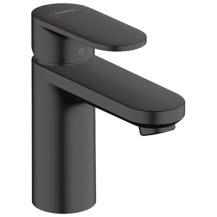 Hansgrohe Vernis Blend matt fekete egykaros mosdócsaptelep 100, automata lefolyógarnitúrával