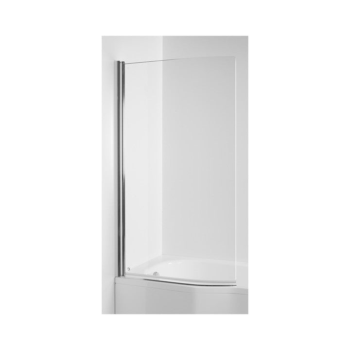 Jika Tigo kádparaván 60x150cm, jobb/bal, fényes ezüst profil, 6 mm arctic üveg/H2562140026681/