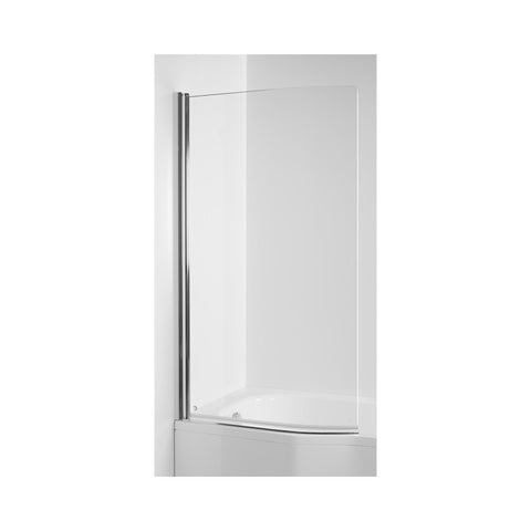 Jika Tigo kádparaván 60x150cm, jobb/bal, fényes ezüst profil, 6 mm arctic üveg/H2562140026681/