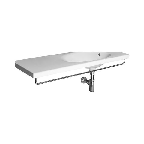 Jika Tigo törölközőtartó, mosdó elejére szerelhető, rozsdamentes acél, 100 cm