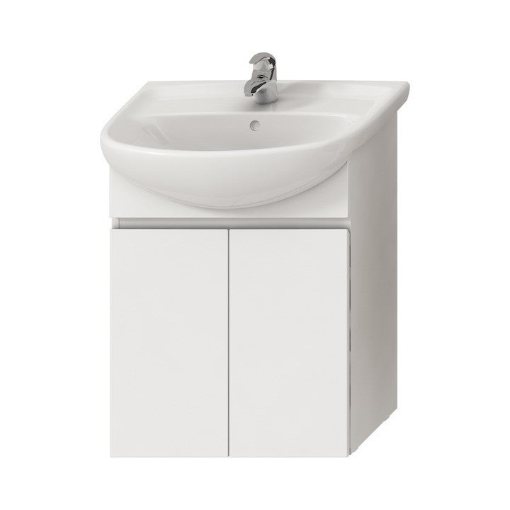 Jika Lyra Plus alsószekrény, 55 cm-es mosdóhoz, 2 ajtóval