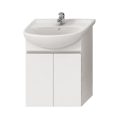 Jika Lyra Plus alsószekrény, 55 cm-es mosdóhoz, 2 ajtóval