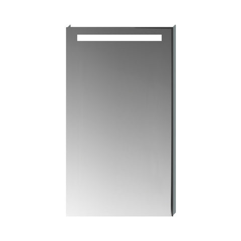 Jika Clear tükör LED világítással, Alu kerettel, 45x81cm