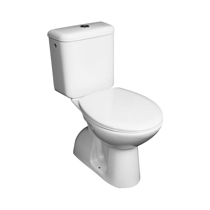 Jika Zeta monoblokkos wc, mélyöblítésű, hátsó kifolyású, vízbevezetés oldalt, fehér