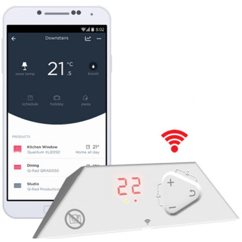 Nobo Dimplex Alta Wifi fűtőpanel 2000W, 40x103 cm, beépített wifi termosztáttal (DTD4R 20)