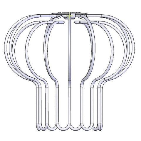 P.Sys 80 madárvédő rács inox
