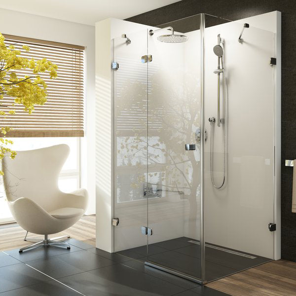 Ravak BSDPS zuhanykabin 100x80 jobbos króm + transparent