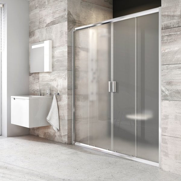 Ravak BLDP4-190 zuhanyajtó fehér + transparent