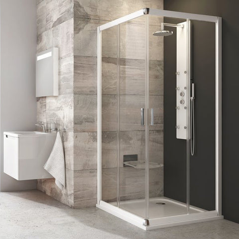 Ravak BLRV2-90 zuhanykabin szatén + transparent