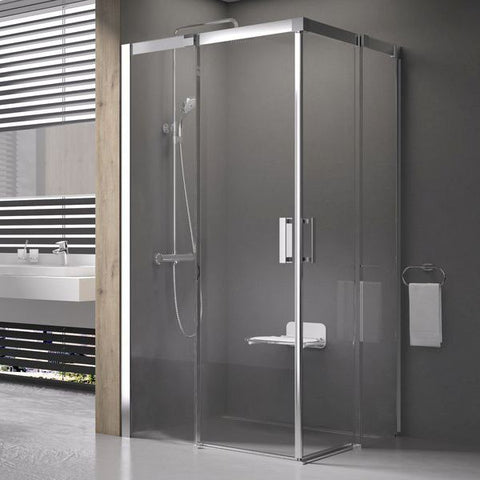 Ravak MSRV4 90/90 zuhanykabin szatén + transparent