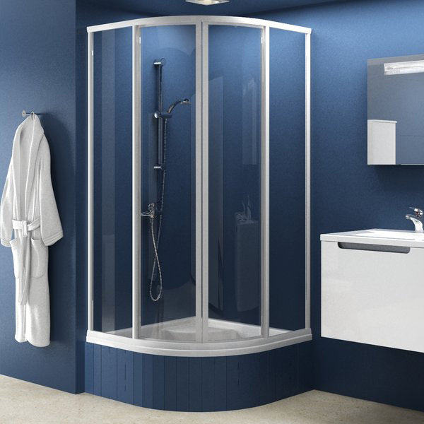 Ravak SKCP4 80 zuhanykabin Sabina fehér + pearl műanyag